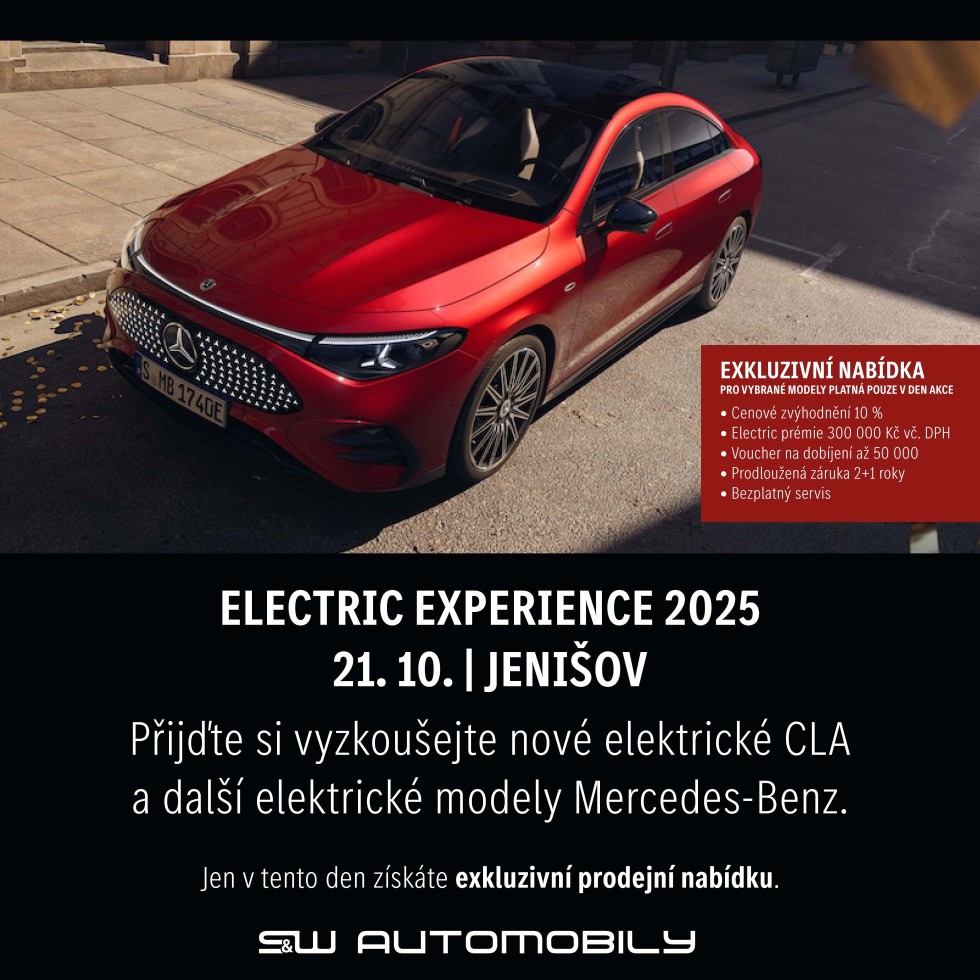 DEN OTEVŘENÝCH DVEŘÍ & ELECTRIC EXPERIENCE 2025 DEN OTEVŘENÝCH DVEŘÍ & ELECTRIC EXPERIENCE 2025